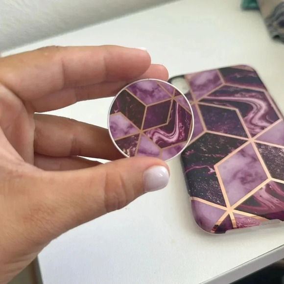 Purple/ Rose Gold Cover For iPhone XR - Picture 6 of 6